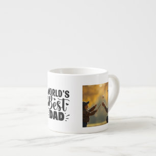 Two Photo World's Best DAD Espresso Cup