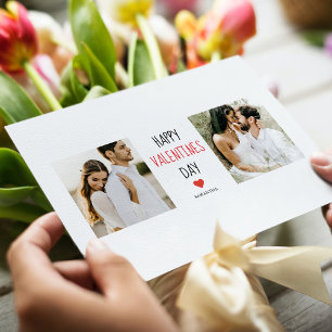 Two Photos   Happy Valentines Day   Couple Gift