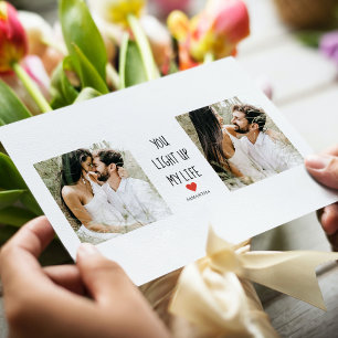Two Photos   Happy Valentines Day   Romantic Quote