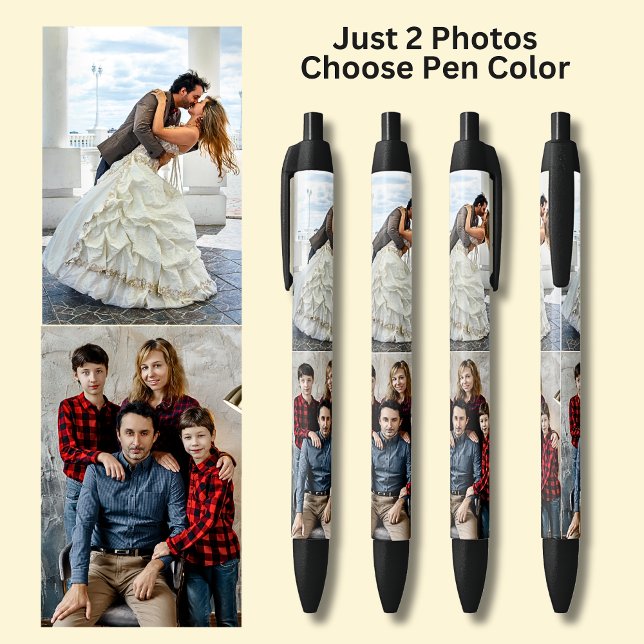 Two Photos on Black Black Ink Pen (Creator Uploaded)