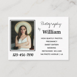 Two Photos Photographer Business Card
