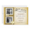 two photos wedding anniversary invitations