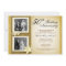 two photos wedding anniversary invitations