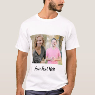 Two Photos, with Text. T-Shirt