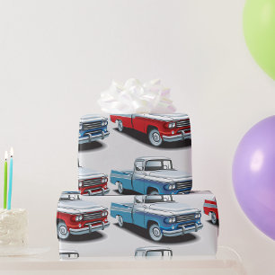 Two Pickups Wrapping Paper