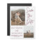 Two Picture Save the Date Magnets in Dusty Rose