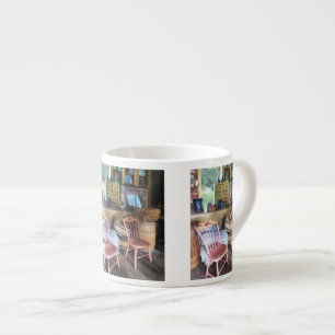 Two Pink Chairs In General Store Espresso Cup