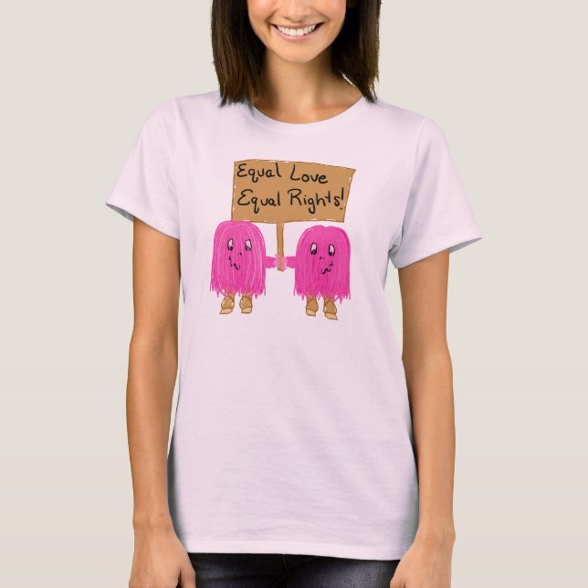 two pink equality T-Shirt (Front)