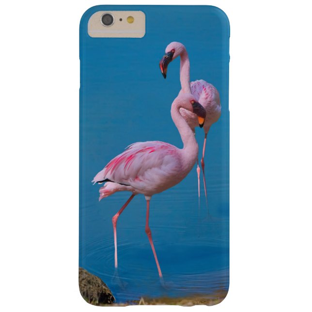 Two Pink Flamingos Case-Mate iPhone Case (Back)