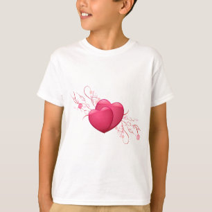 Two Pink Hearts T-Shirt