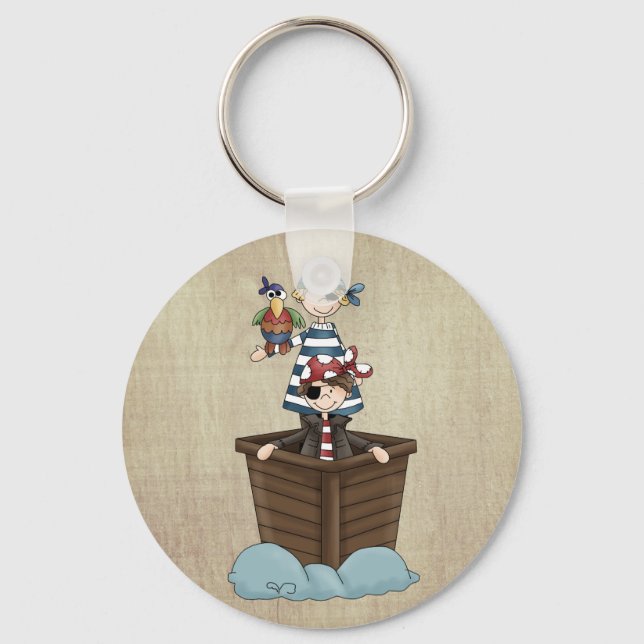 Two Pirates Key Ring (Front)