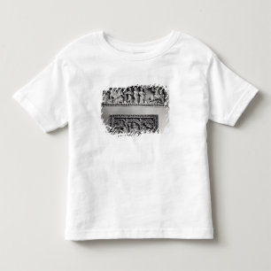Two plaques from a chest toddler T-Shirt