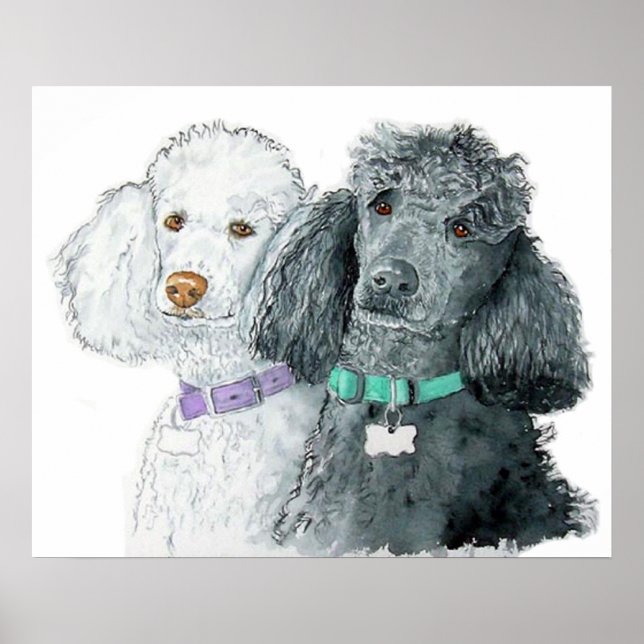 Two Poodles Print (Front)