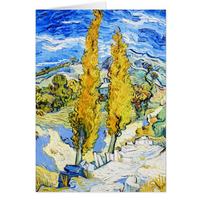 Two Poplars on a Hill Vincent van Gogh (Front)
