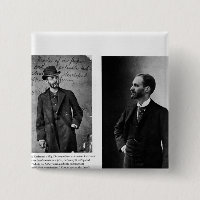 Two portraits of George Eastman 1884 and 1890