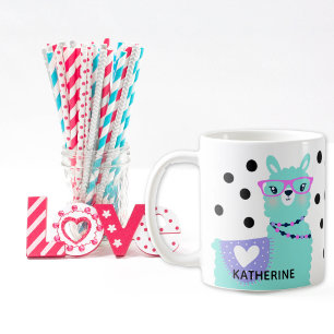 Two Pretty Llama Ladies Coffee Coffee Mug