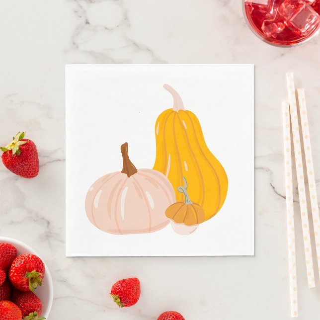 Two Pumpkins Napkin (Creator Uploaded)