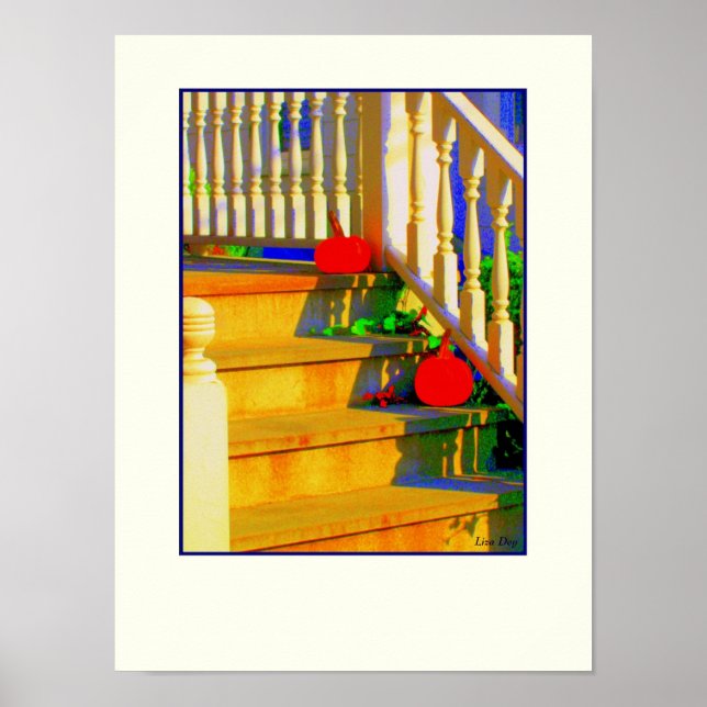 'Two Pumpkins' Poster (Front)