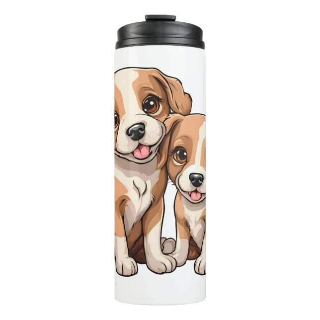 TWO PUPPIES Coffee Mug (Front)