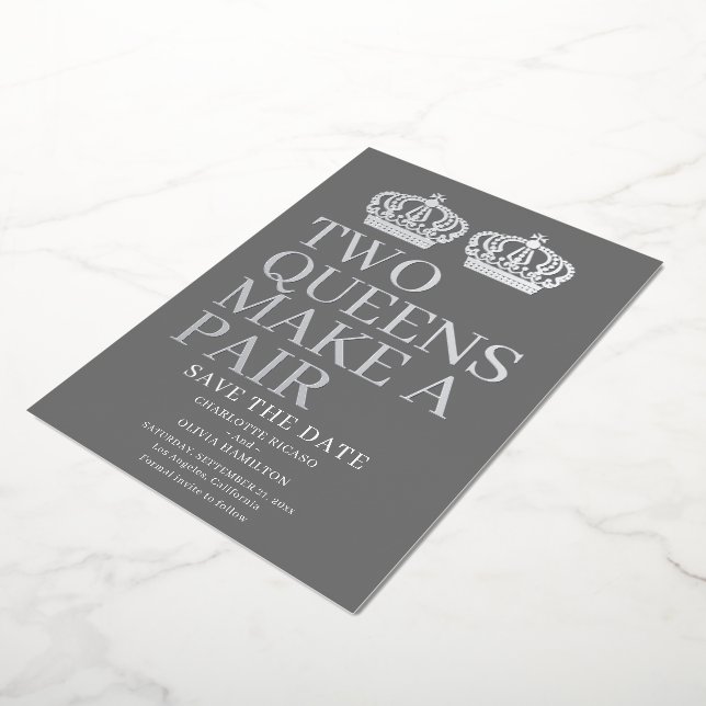 Two Queens Make A Pair Gay Lesbian Wedding (Rotated)