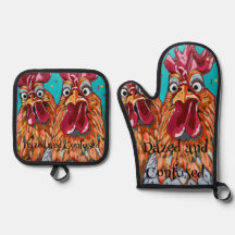 Two Quirky Roosters