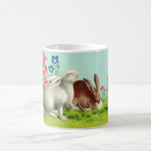 Two rabbits coffee mug