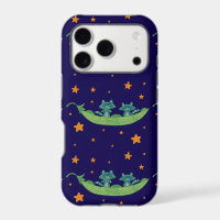 Two Raccoons in a Pea Pod | Whimsical Folk Art