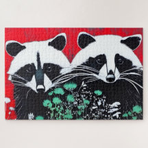 Two Raccoons