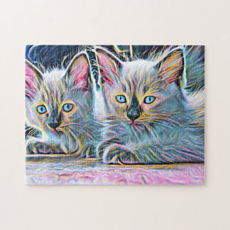 Two ragdoll kittens  jigsaw puzzle
