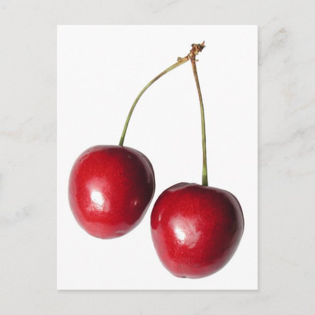 two real cherries postcard (Front)