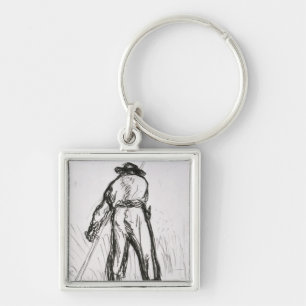 Two Reapers Seen from the Back Key Ring