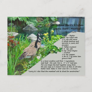 Two Recipes Postcard