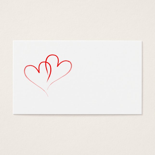 two red hearts intertwined (Front)