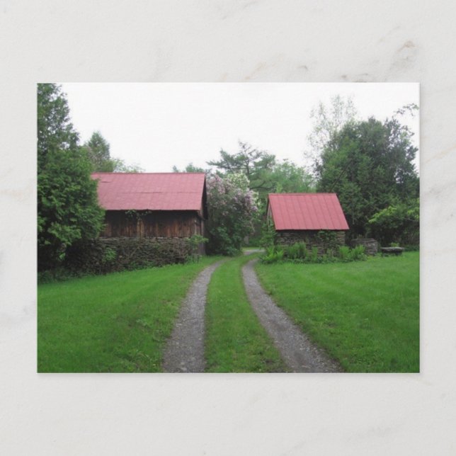 two red roofs postcard (Front)