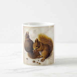 Two Red Squirrels (by Albrecht Dürer) Coffee Mug