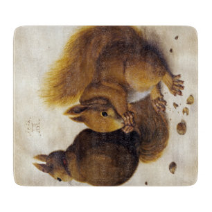 Two Red Squirrels (by Albrecht Dürer) Cutting Board