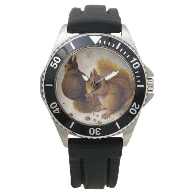 Two Red Squirrels (by Albrecht Dürer) Watch (Front)