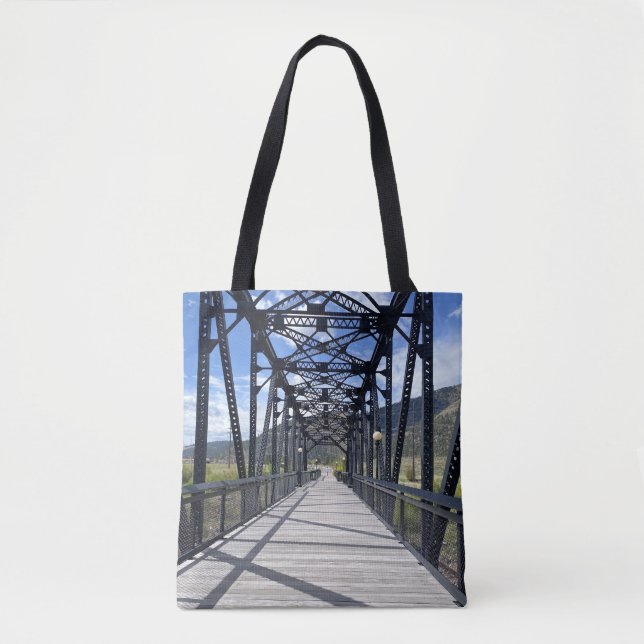 Two Rivers Bridge Tote Bag (Front)