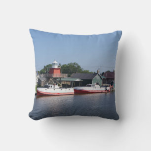 Two Rivers, Wisconsin square pillow