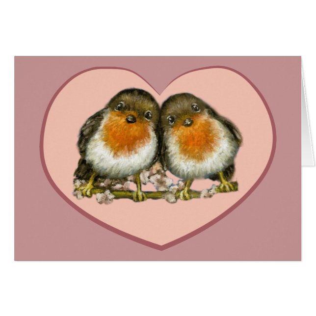 Two robins (Front Horizontal)