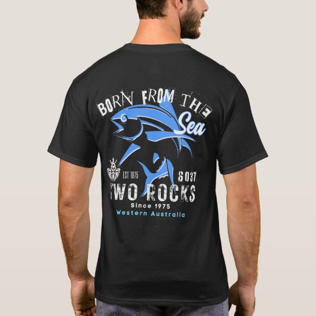 Two Rocks Fishing T Shirt (Back)