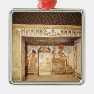 Two rooms from the Tomb of Nefertari Metal Tree Decoration