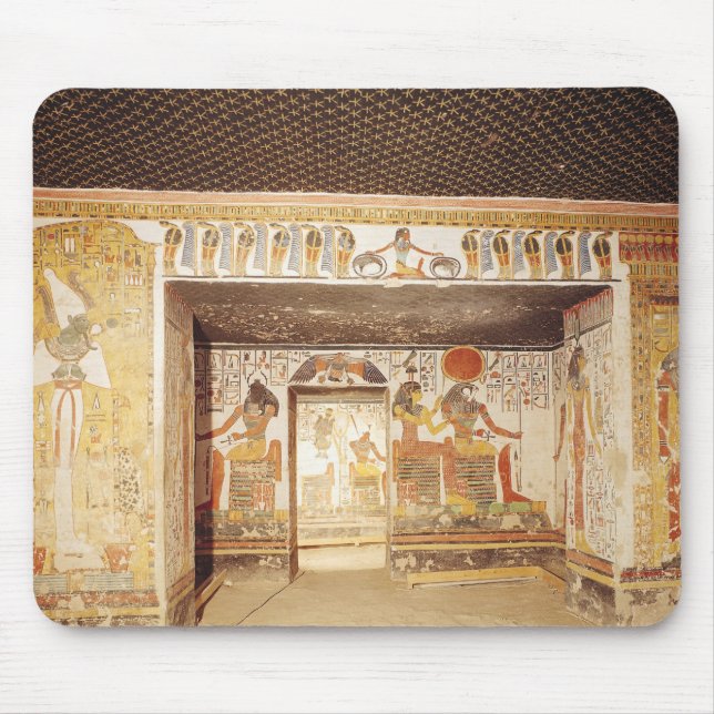 Two rooms from the Tomb of Nefertari Mouse Mat (Front)