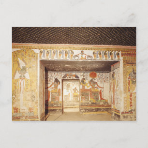 Two rooms from the Tomb of Nefertari Postcard