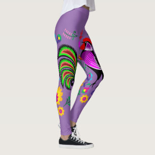 Two Roosters Leggings