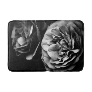 two roses bath mat
