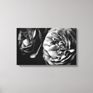 two roses canvas print