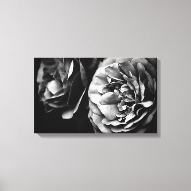 two roses canvas print (Front)