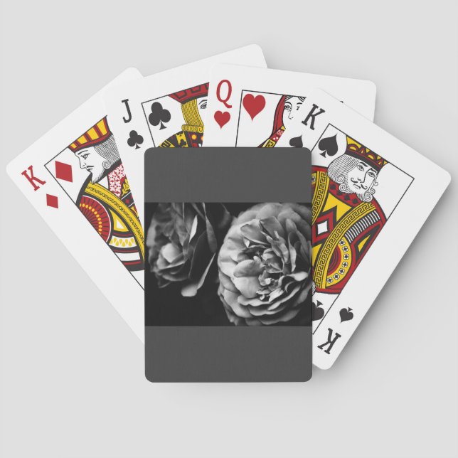 two roses playing cards (Back)