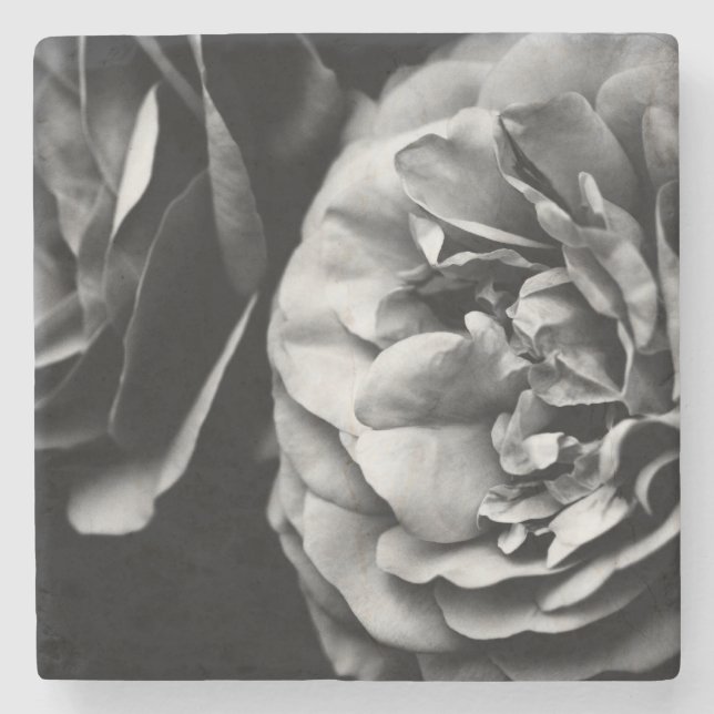 two roses stone coaster (Front)